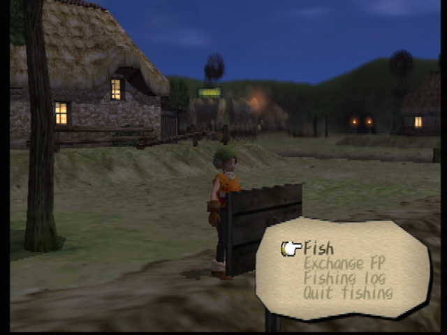 Fishing menu