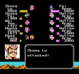 Zhang Lu attacks!