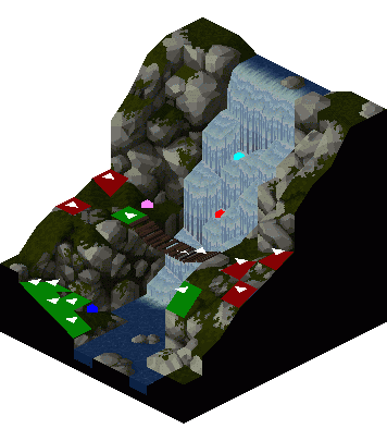 Zeirchele Falls Map