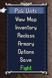 Menu Fire Emblem